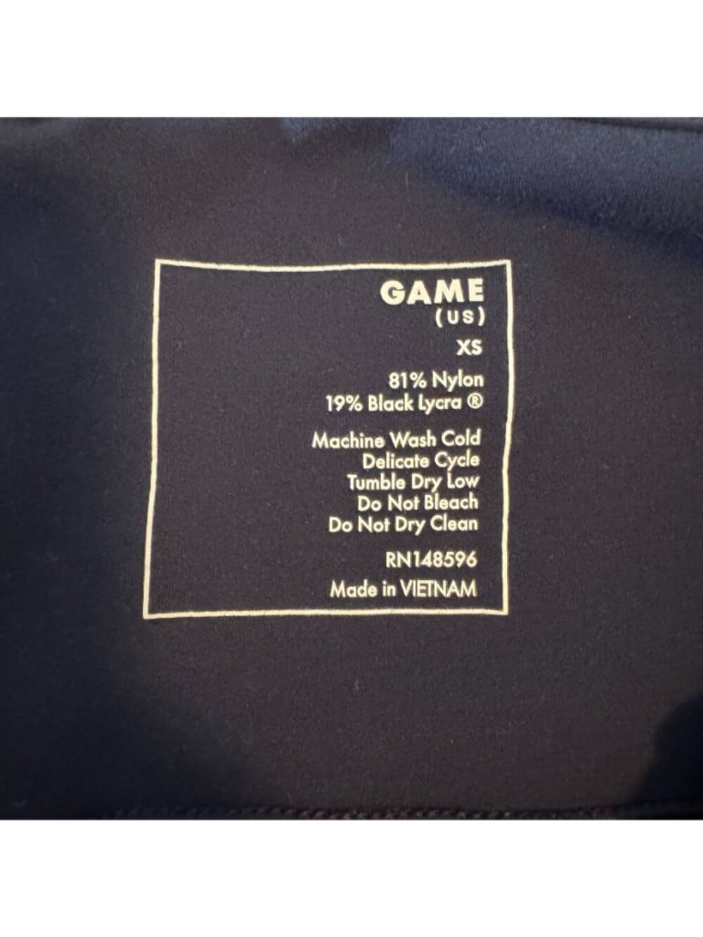 GAME by Universal Standard Next to Naked One-Piece Athletic Jumpsuit, Size XS - Picture 3 of 6